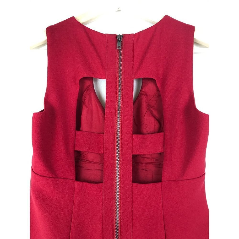 BCBG Generation Red Cut-Out Mini Dress Size 2 - Picture 7 of 16